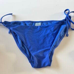 Shade & Shore Royal Blue Tie-Side Bikini Bottoms